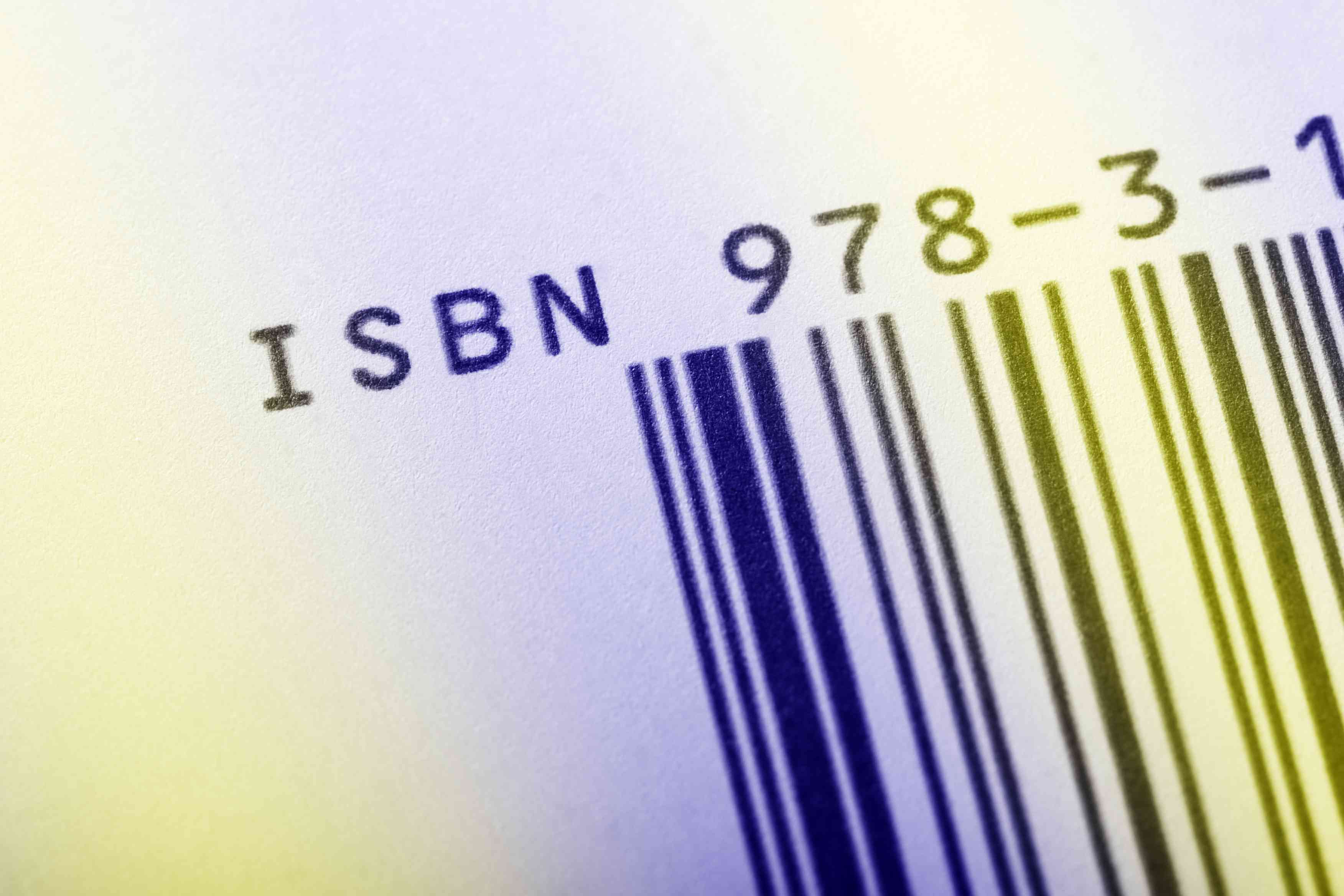 Código ISBN em um livro