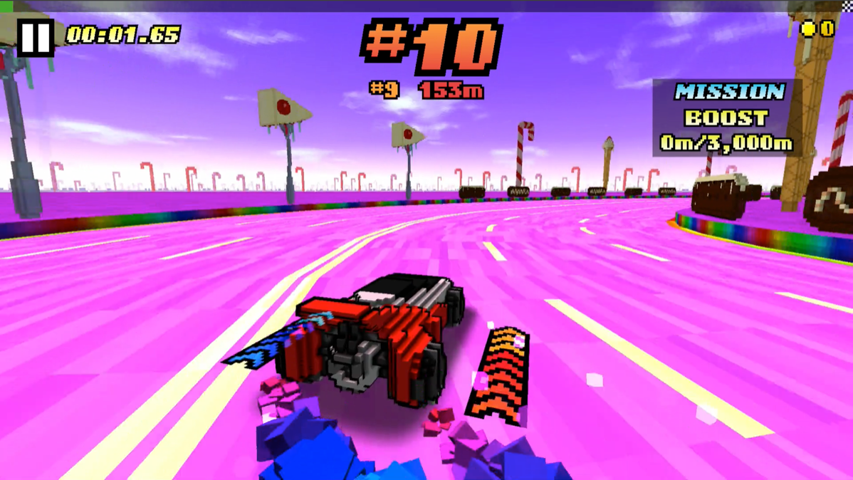 Captura de tela do jogo de corrida para Android Maximum Car