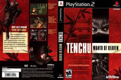 Capa de Tenchu ​​Wrath of Heaven para PlayStation 2