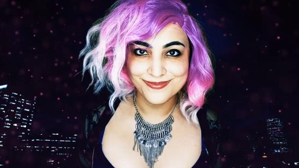 Um retrato de Twitch Streamer, Veronica Ripley - Nikatine.