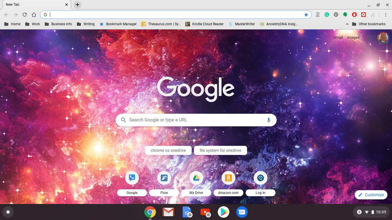 Google Chrome no Chromebook.