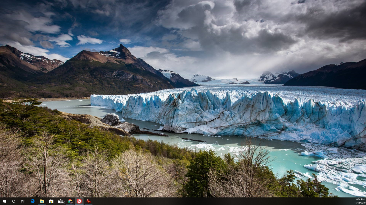 Captura de tela da imagem do Windows Spotlight como sua área de trabalho
