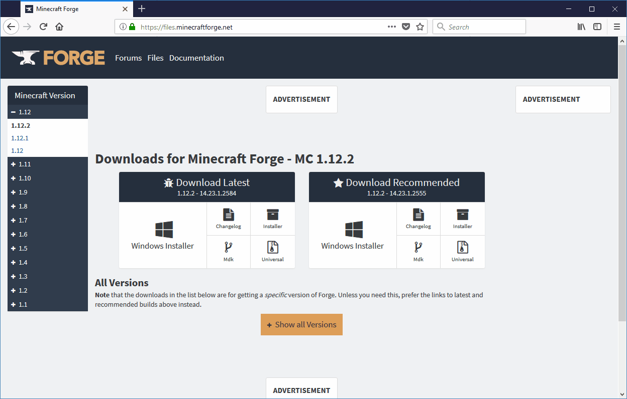 instalar mods minecraft com forja
