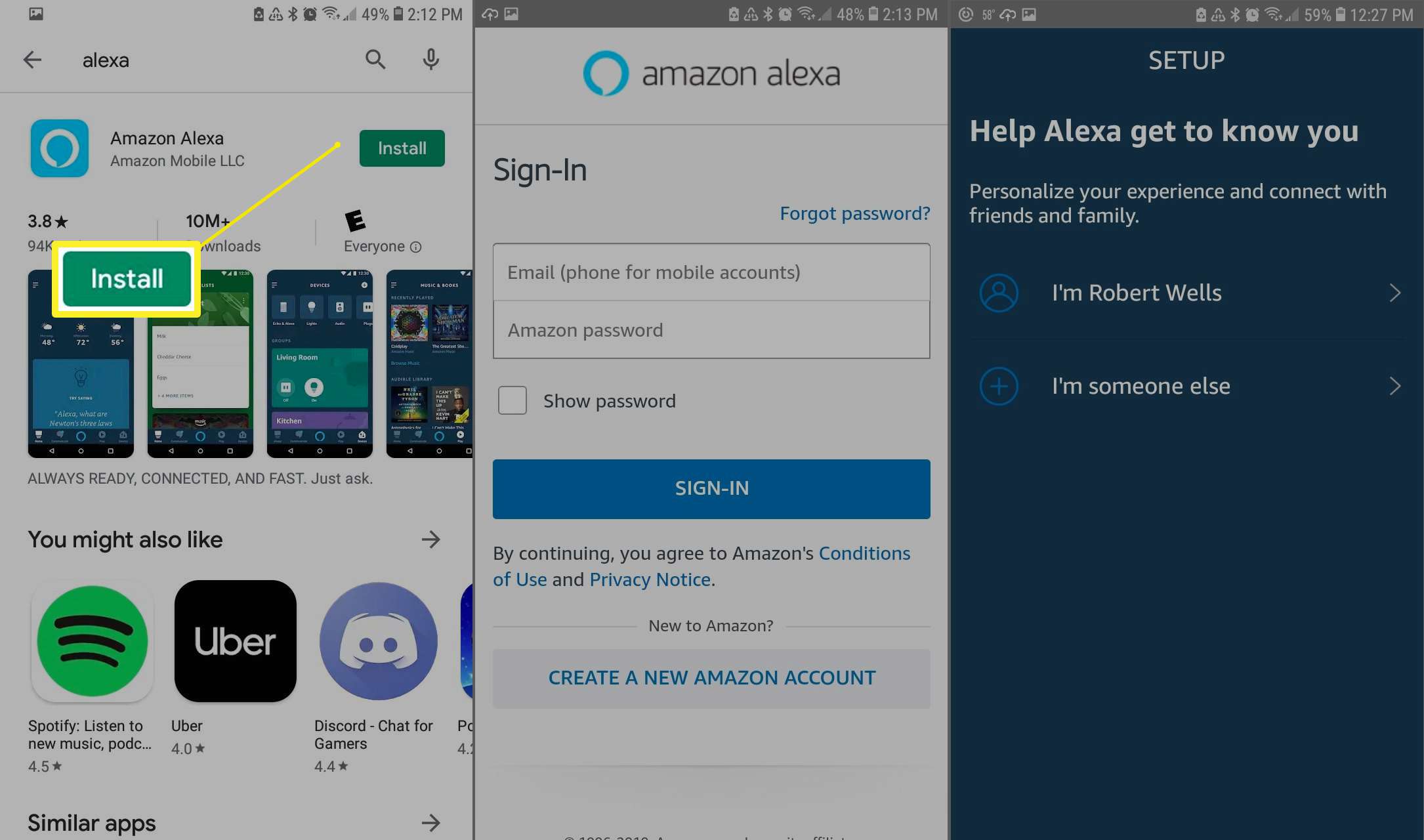 Instalando Alexa no Android