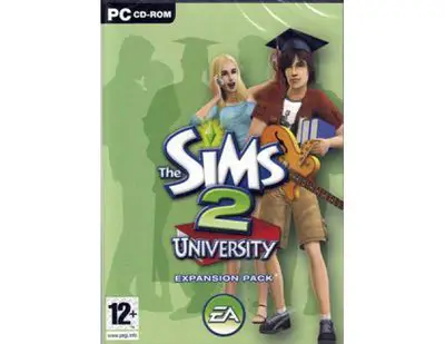 Capa do jogo The Sims 2 University