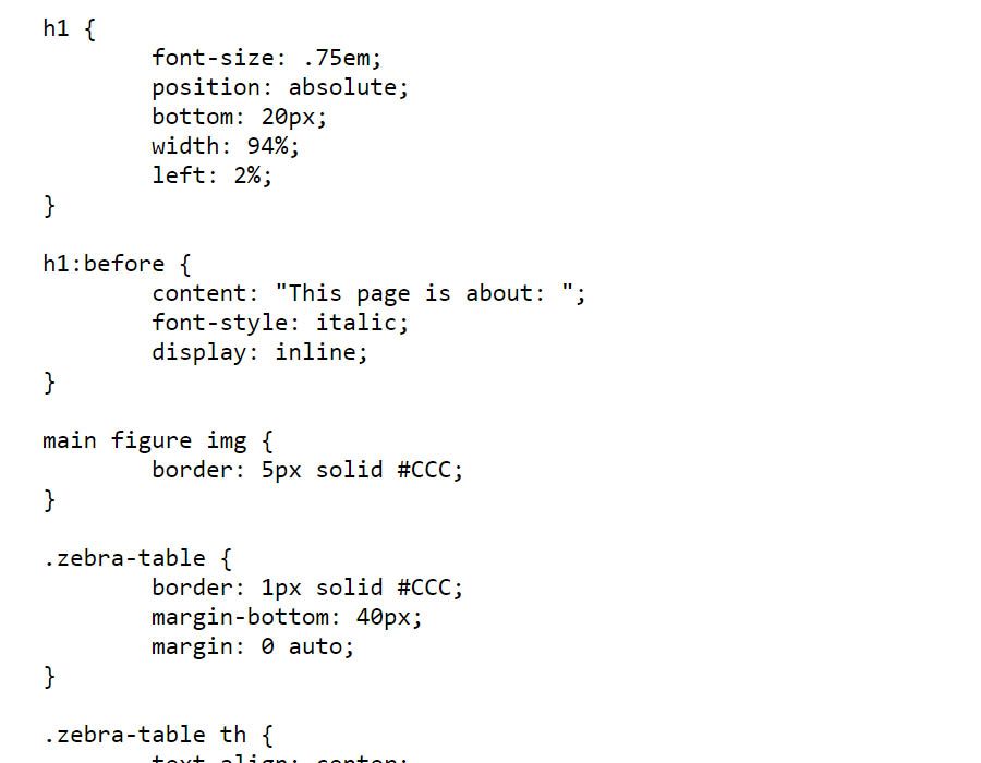 Exemplo de CSS