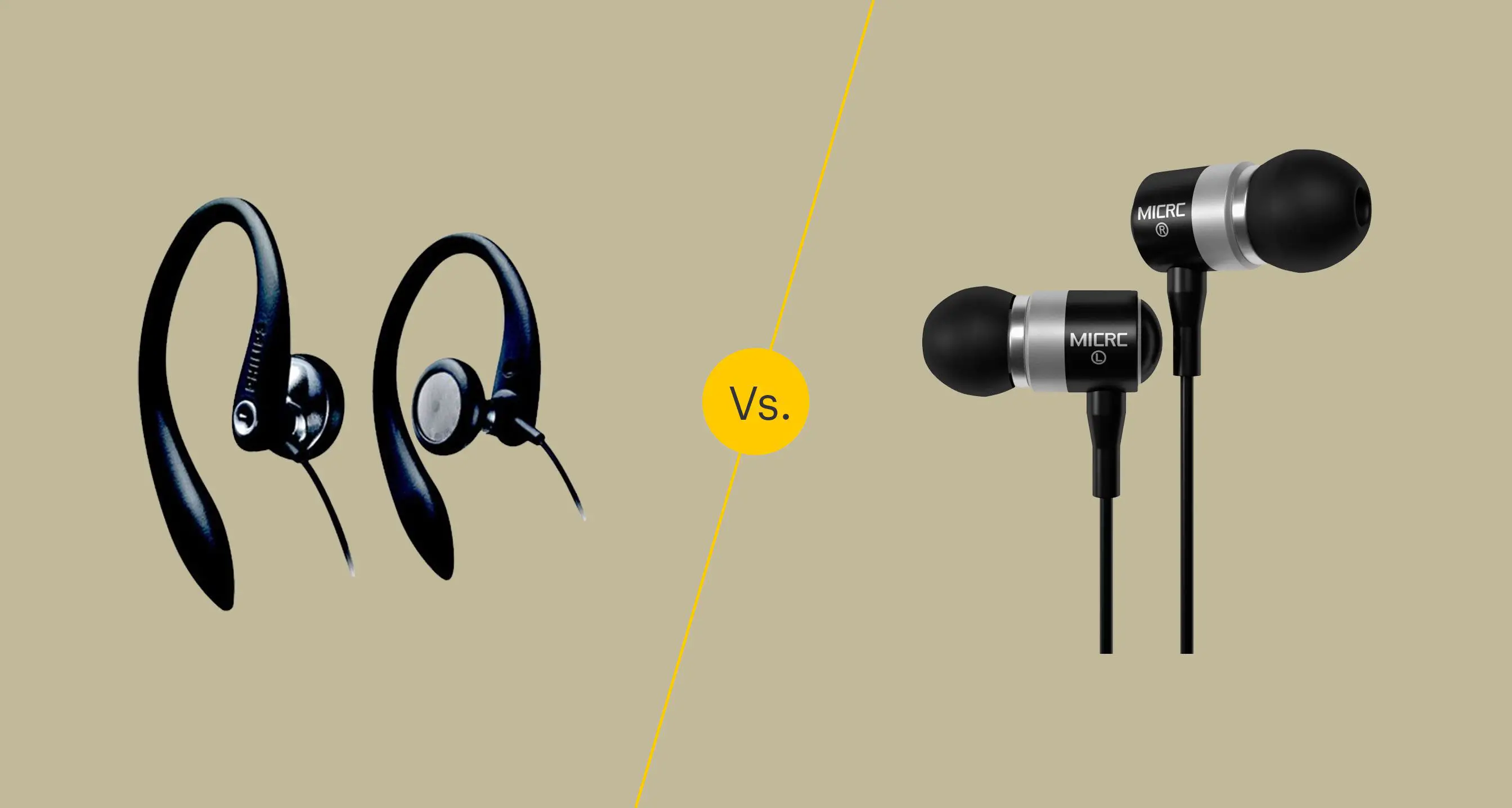 Fones de ouvido vs Earbuds