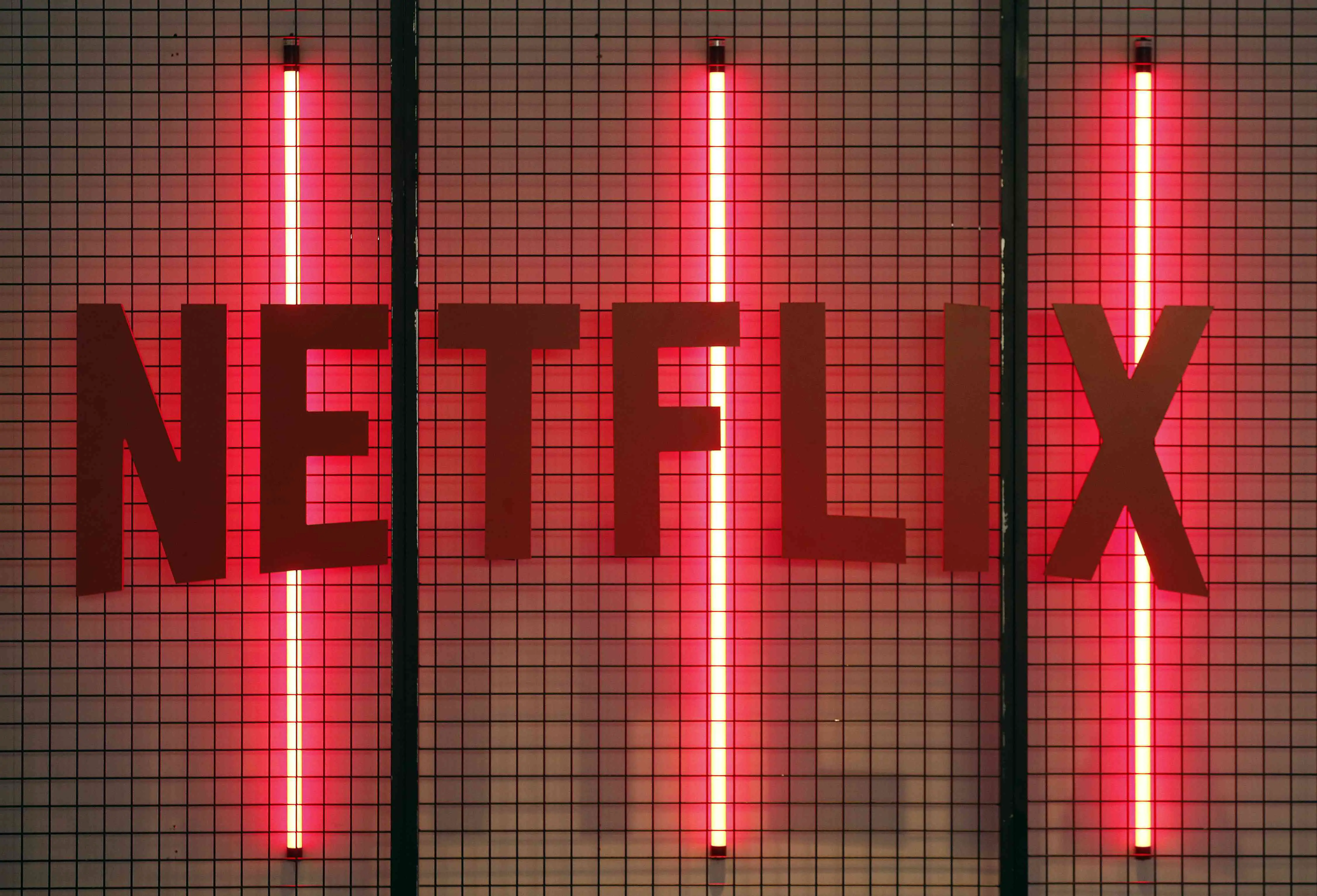 O logotipo da Netflix é exibido durante a 'Semana dos Jogos de Paris'