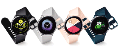 Watchfaces ativos do Samsung Galaxy Watch