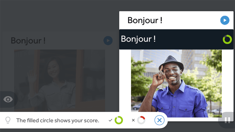 Aplicativo gratuito de aprendizado de idiomas Rosetta Stone para iPhone