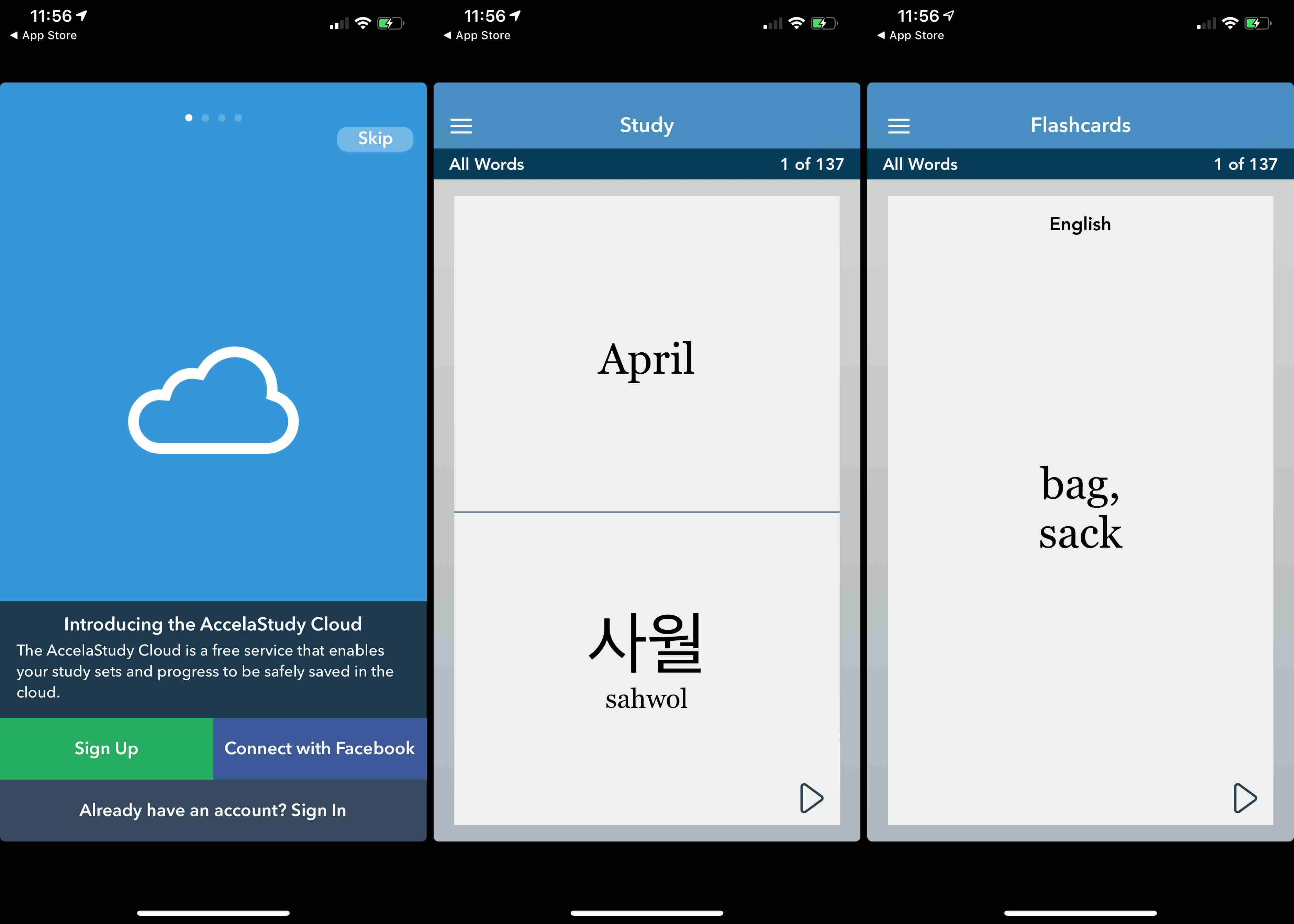 App coreano AccellaStudy